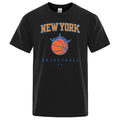 High Quality Basketball Personality Street Male Clothes Oversize T-Shirts Summer Fashion Breathable Hip Hop Cotton 100% Tops