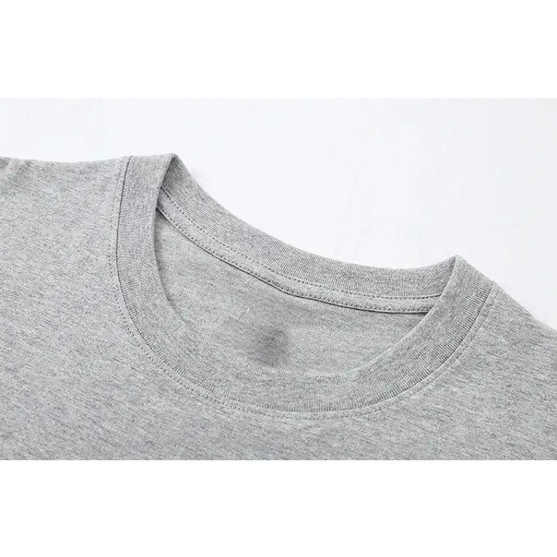 High Quality Basketball Personality Street Male Clothes Oversize T-Shirts Summer Fashion Breathable Hip Hop Cotton 100% Tops