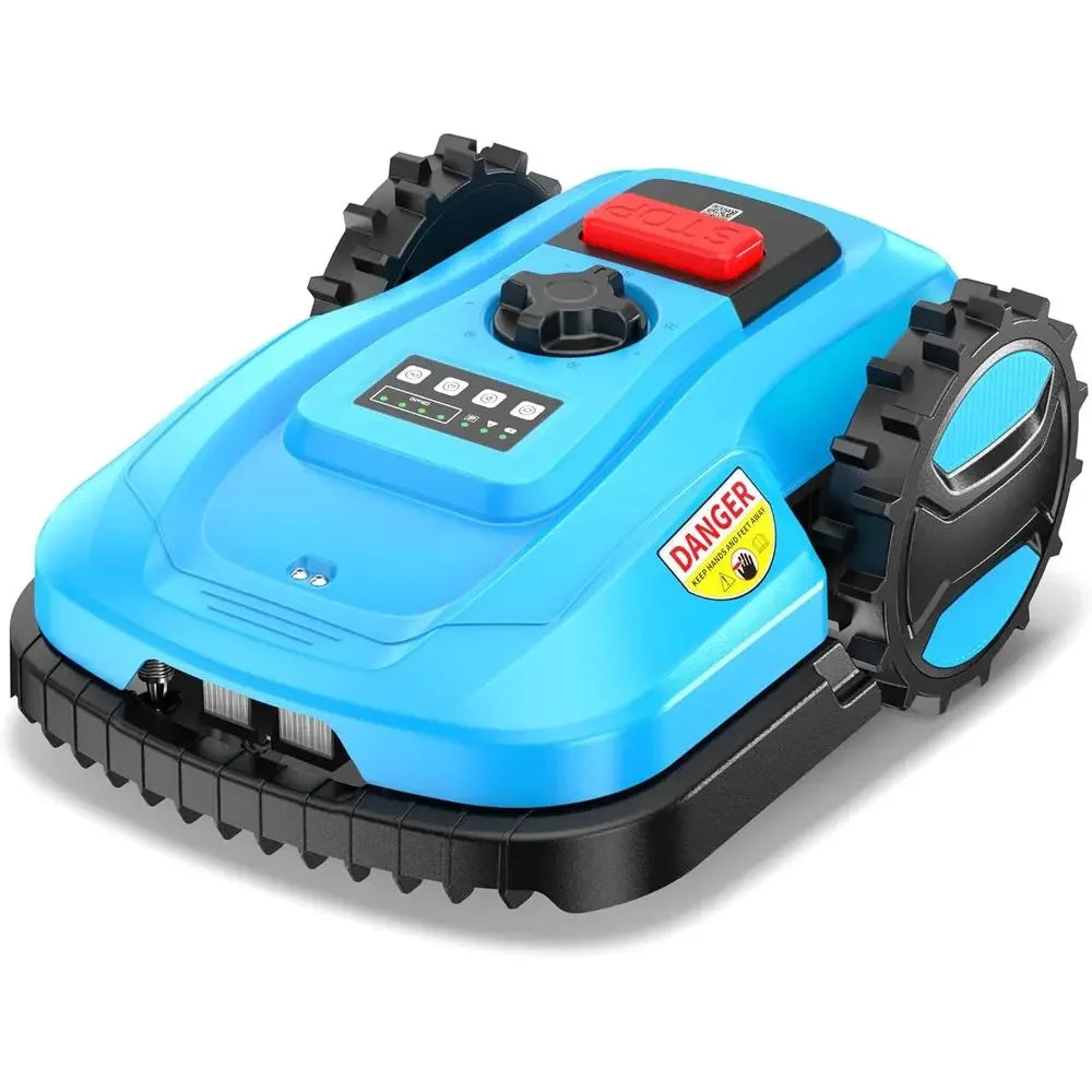 Smart 20V 4.0Ah Robotic Lawn Mower, 1/4 Acre, App & Bluetooth Controlled, Self-Charging for Small to Medium Yards