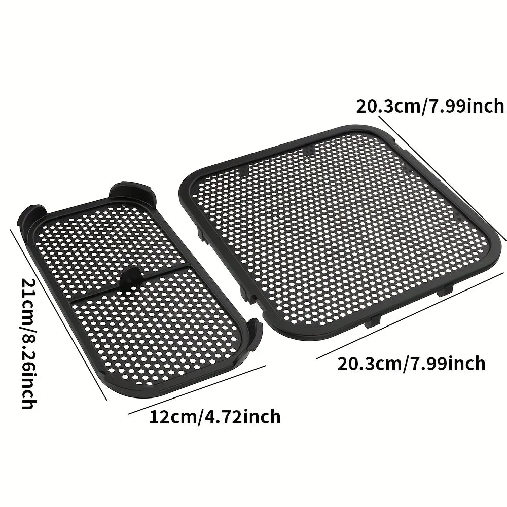 2Pcs New Air Fryer Splash Guard Philips-N350 Splash Proof Cover Mesh Screen Protector Accessories for Philips Airfryer Home Tool