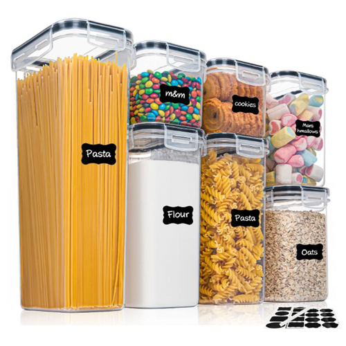 7-Piece Airtight Pantry Container Set
