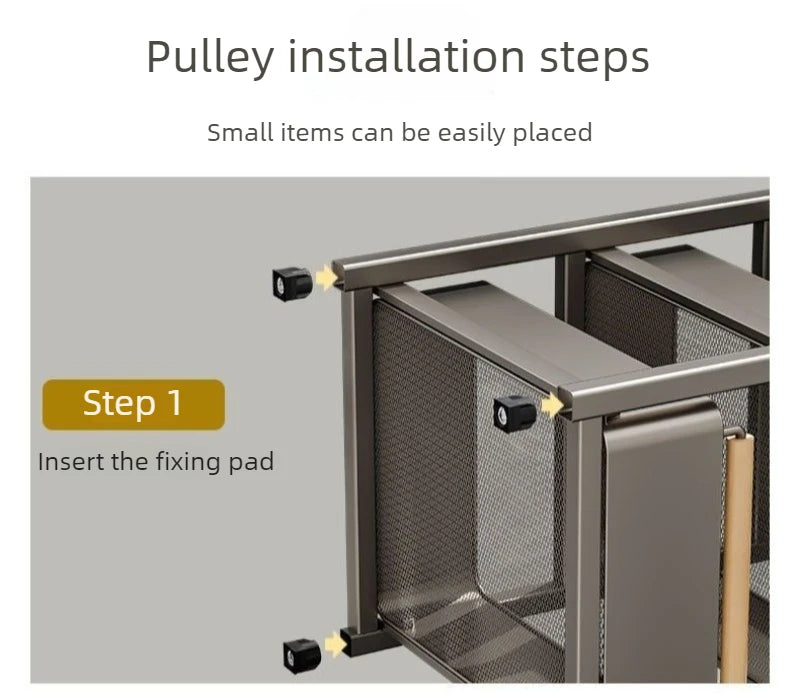 Kitchen Vegetable Storage Holders Space Saving Organizer Shelf Large Furniture Organization Stand Household Fruit Storage Rack