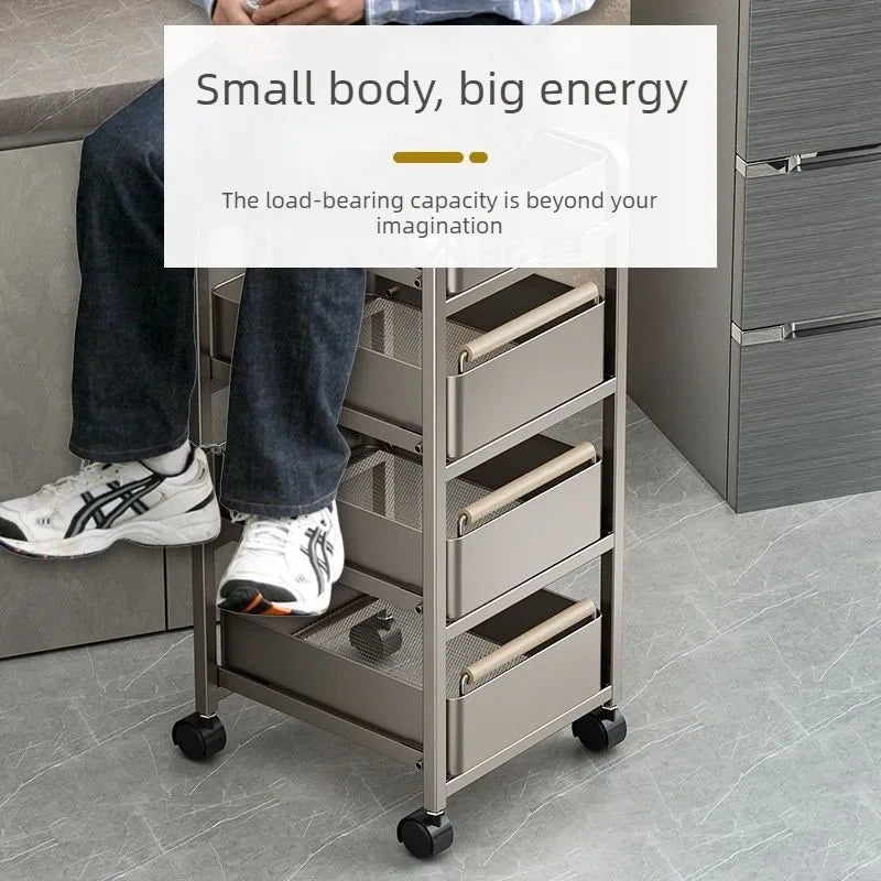 Kitchen Vegetable Storage Holders Space Saving Organizer Shelf Large Furniture Organization Stand Household Fruit Storage Rack