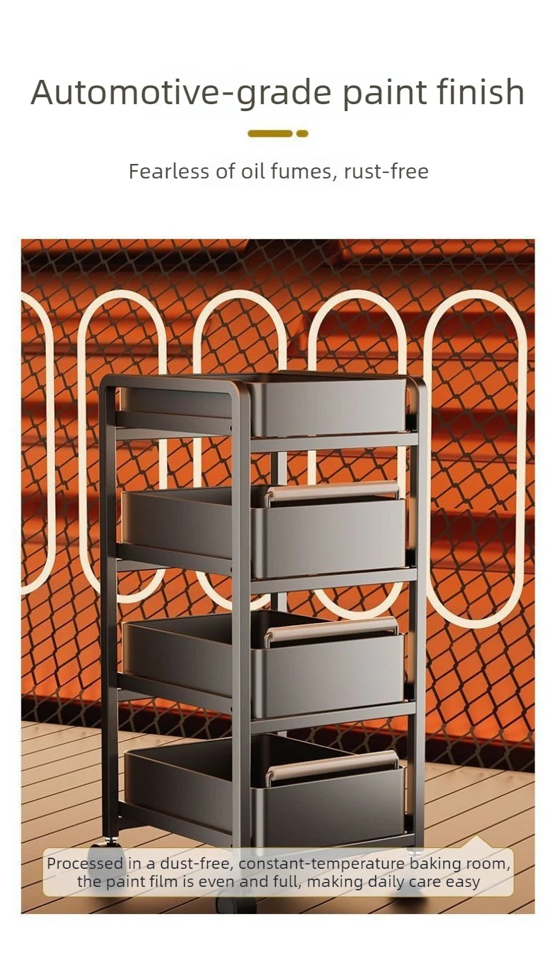Kitchen Vegetable Storage Holders Space Saving Organizer Shelf Large Furniture Organization Stand Household Fruit Storage Rack
