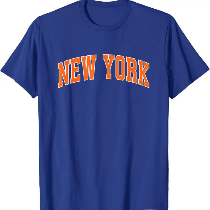New York Throwback Design Print Classic T Shirt