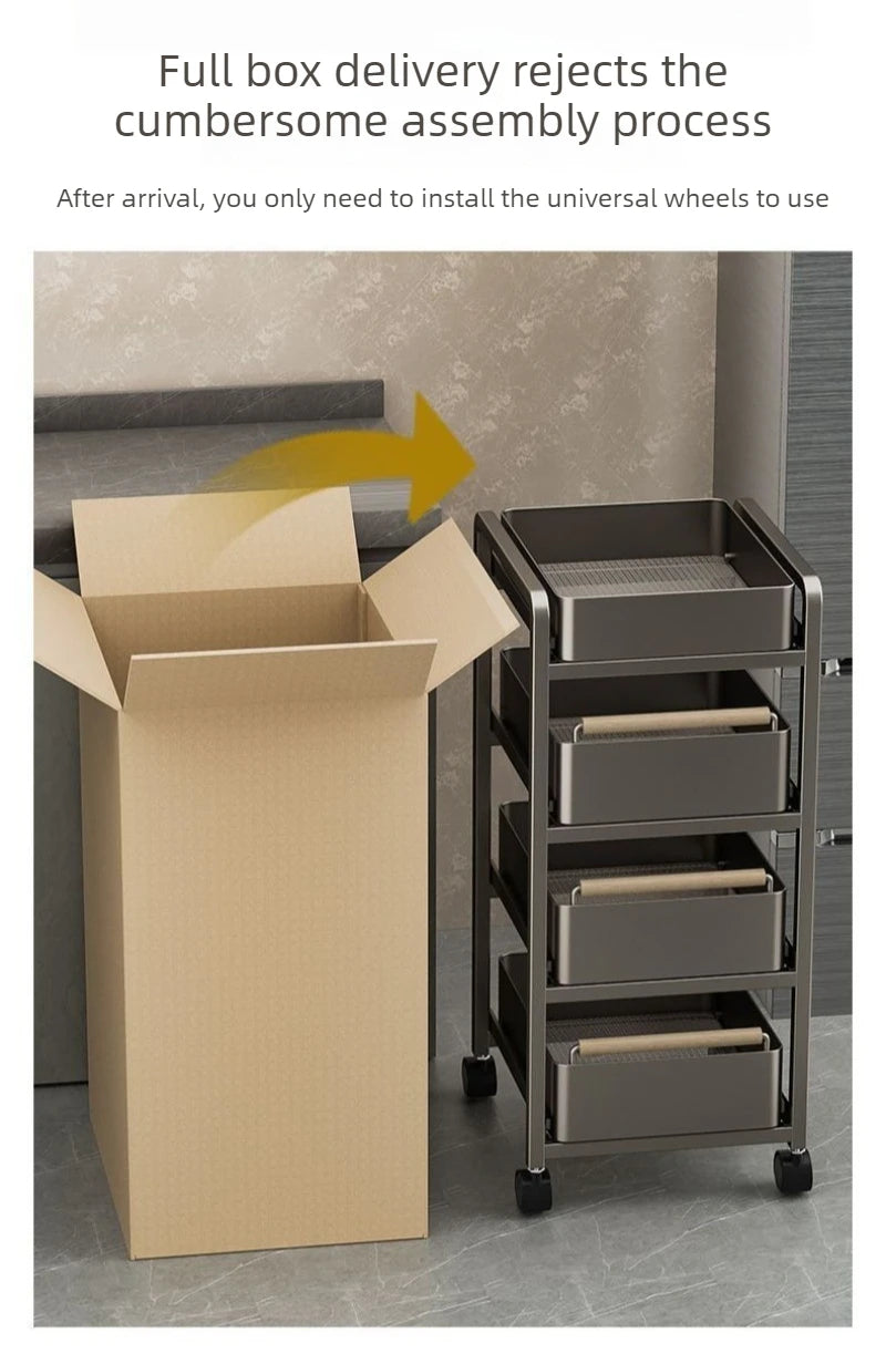 Kitchen Vegetable Storage Holders Space Saving Organizer Shelf Large Furniture Organization Stand Household Fruit Storage Rack