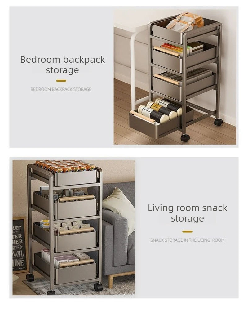 Kitchen Vegetable Storage Holders Space Saving Organizer Shelf Large Furniture Organization Stand Household Fruit Storage Rack