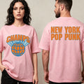 2026 New York Knicks Pop Punk Merch Summer T shirt 100%Cotton Unisex Men‘s Women's T-Shirt Fans Y2k Vintage Fashion Casual Tee