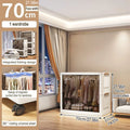 70-80 CM Multifunction Folding Storage Cabinet Dustproof Wardrobe Sundries Cabinet Closet Organizer Locker Storage Box