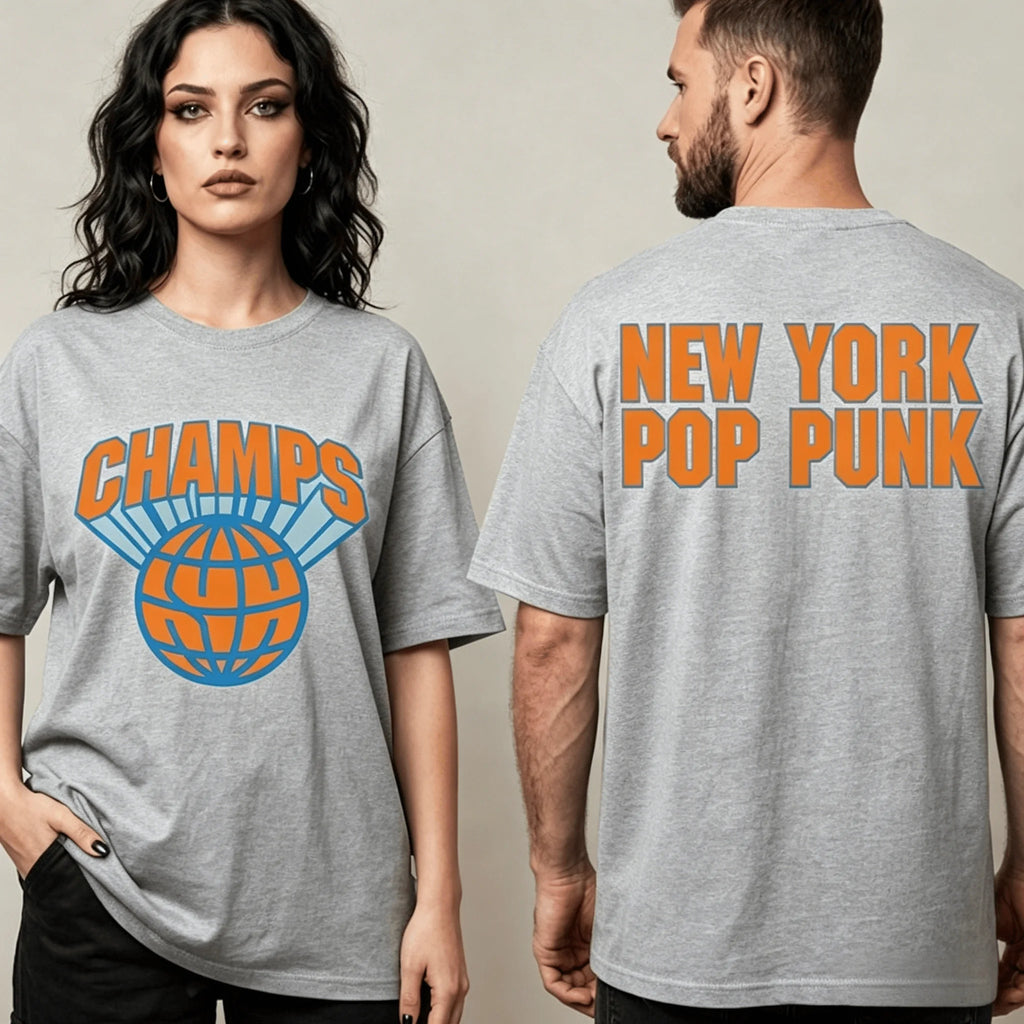 2026 New York Knicks Pop Punk Merch Summer T shirt 100%Cotton Unisex Men‘s Women's T-Shirt Fans Y2k Vintage Fashion Casual Tee