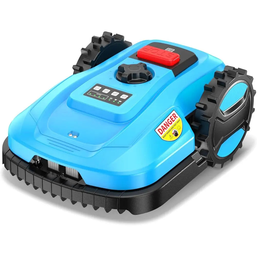 Smart 20V 4.0Ah Robotic Lawn Mower, 1/4 Acre, App & Bluetooth Controlled, Self-Charging for Small to Medium Yards